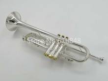 Novo TR-700GS de alta qualidade latão bb trompete prata banhado a superfície marca instrumento musical trompeta com caso frete grátis 2024 - compre barato