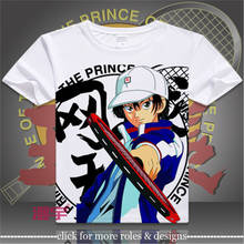 The Prince of Tennis Tenni-Pri Ryoma Echizen Kunimitsu Tezuka Cosplay Costume Cloth Unisex Short Sleeve T Shirt T-shirt 2024 - buy cheap