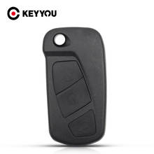 Запасной чехол KEYYOU для автомобильного ключа-раскладушки для Ford KA, 3 кнопки дистанционного управления, складной чехол для ключа 2024 - купить недорого