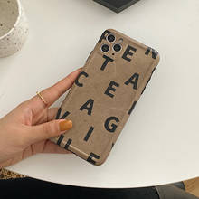 Chic Vintage Brown paper Style Words Soft TPU Phone Case for Huawei P30 P40 Pro Nova 5 6 7 Mate 30 40 Pro Honor 30 Funda 2024 - buy cheap