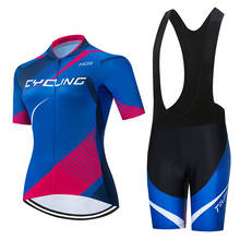 Free Shipping Women Bike Clothing 2022 Summer Cycling Jersey Set Female Mallot Mtb Bicycle Clothes Sport Cyclist Uniform Suit 2024 - buy cheap