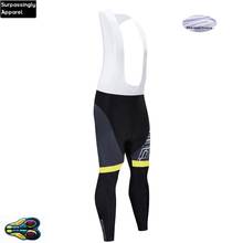 6XL Men Yellow Culotte Cycling Bib Pants Long Sleeve Winter 20D Gel Pad Bike Bib Tights Mtb Ropa Ciclismo Moisture Wicking Pants 2024 - buy cheap