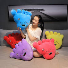 40CM Creative Big Feet Filled Plush Toys Cute Footprints Kids Toy Pillow Kids Funny Birthday Gifts 2024 - buy cheap