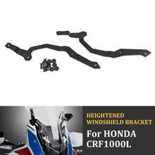 Motorcycle Screen Raiser Lift Up Bracket Windscreen Windshield Support Holder kits For HONDA CRF1000L Africa Twin CRF 1000 L 2024 - buy cheap