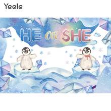 Yeele Bbay Shower Photocall Backdrop Gender Reveal Penguin Party Decor Vinyl Background Photos For Photography Studio Shoot Prop 2024 - buy cheap