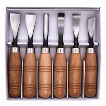 New 6Pcs Woodcut Knife Wood Carving Chisel Set Chip Detail Carving Chisels Kit Rust-Proof Wood Carpenter Hand Tools For Working 2024 - buy cheap