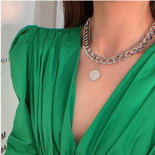 Gargantilla de doble capa para mujer, cadena de oro, gargantilla de estilo coreano, joyería de moda, 2021 2024 - compra barato