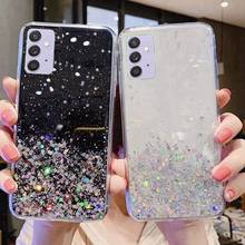 Luxury Bling Glitter Phone Case For samsung galaxy A72 5G 4G Silicon Soft Case Full Cover For samsung A 72 5 4 G Back cover case 2024 - buy cheap