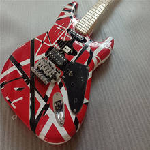 2021!   NEW!  Kram 5150 electric guitar eddie van halen guitar free delivery 5150 black striped red guitar 2024 - buy cheap