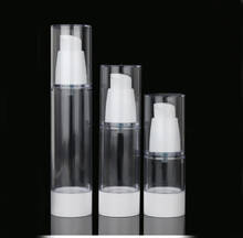 15ml plastic airless bottle for lotion emulsion serum liquid foundation whitening essence recovery complex skin care packing 2024 - buy cheap