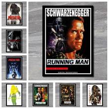 Perfect JL Poster And Prints Arnold Schwarzenegger The Predator Monster Horror Classic Movie Poster Wall Stickers 2024 - buy cheap