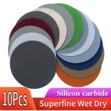 10PCS 6 Inch Flocking Waterproof Sandpaper Abrasive Paper 400 to 10000 Grits Self-adhesive Wet & Dry for Sanding Diac Polishing 2024 - buy cheap