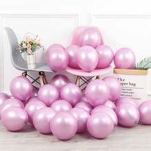 15pcs NEW pink color 5/10/12inch Chrome Metallic Balloons Glossy Latex Globos Bride Wedding Birthday Party Decor Baby Shower 2024 - buy cheap