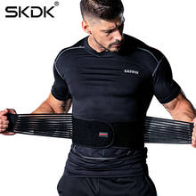 SKDK-Cinturón de soporte Lumbar estabilizador, Tirantes ajustables duales, paneles de malla transpirable 2024 - compra barato