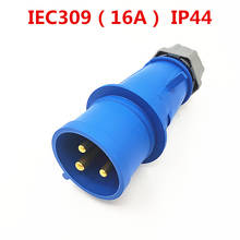 Conector Industrial eléctrico impermeable, enchufe 3P macho/hembra, 16A/32A IP44 2P + E, Industrial 2024 - compra barato