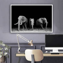 Pôster de parede de animais, pôster artístico para quarto de crianças, poster zebra, leão, elefante, leão, estampas, tela moderna, decoração para casa 2024 - compre barato