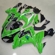 Personalizado injeção carenagens kit para kawasaki ninja zx10r 2006 2007 carenagens da motocicleta ninja zx 10r 06-07 verde preto carenagem 2024 - compre barato