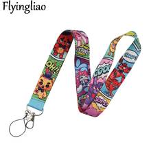 Cute bears Neck Keychain Necklace Webbings Ribbons Anime Cartoon Neck Strap Lanyard ID badge Holder Keychain Lanyards Gifts 2024 - buy cheap
