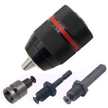2-13mm Keyless Drill Chuck 1/2-20UNF Electric Screwdriver Impact Driver Adapter Hex Shank/SDS/Socket Square Female Adaptor 2024 - купить недорого