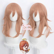Anime Chainsaw Man Angel Devil Cosplay Long Orange Brown Heat Resistant Synthetic Hair Halloween Carnival Party + Free Wig Cap 2024 - buy cheap