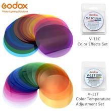 Godox V-11C V11C or V-11T V11T Color Filters for AK-R16 or AK-R1 Compatible For Godox V1 Flash Light Speedlite 2024 - buy cheap