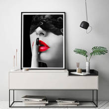 Pintura diamante mulher sexy lábios vermelhos diy 5d diamante bordado quadrado completo/redondo ponto cruz mosaico decoração para casa 2024 - compre barato