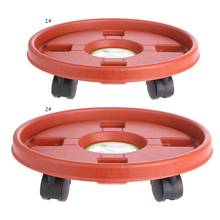 Plastic Plant Flower Pot Bottom Stand Trolley Portable Planter Tray With Wheels 2024 - buy cheap