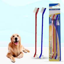 2PCS Cleaning Supplies Double-end Cat Oral Hygiene Dog Dental Care Kit Pet Manual Toothbrush 2024 - buy cheap