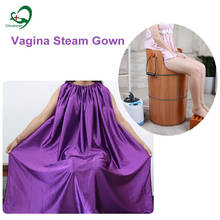 Yoni vestido de vapor vaginal desintoxicação vestido imitado tecido de seda funcional roupas respirável ferramenta vapor nenhuma cor sombreamento ou desvanecimento 2024 - compre barato