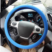 Silicone Steering Wheel Cover Shell Skidproof Odorless Eco Friendly For Subaru XV Forester Outback Legacy Impreza XV BRZ Tribeca 2024 - buy cheap