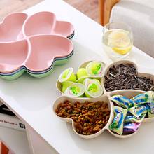 New Heart Shaped Fruit Platter Serving Tray Creative Plate Candy Snacks Nuts Dish Bowl Storage Box Container Kitchen Supplies 2024 - buy cheap