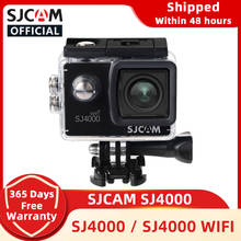 Оригинальная Спортивная Экшн-камера SJCAM SJ4000 / SJ4000 WiFi 2,0 дюймов 4K 30FPS 1080P HD Водонепроницаемая подводная спортивная DV камера 2024 - купить недорого
