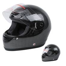 Carbon Fiber Flip Up Full Face Motorcycle Helmet Street DOT APPROVED Size S~XL 2024 - buy cheap