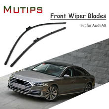 1Set Rubber Car Front Wiper Blade Kit For Audi A8 D2 D3 D4 2017 2018 95-16 Modify Windscreen Insert Strip Automobile Accessories 2024 - buy cheap