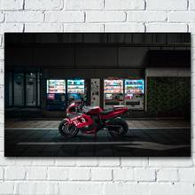 Pintura en lienzo de motocicleta Venom Suzuki GSXR 100 Superbike, carteles e impresiones artísticos de seda de calle japonesa para decoración del hogar y sala de estar 2024 - compra barato