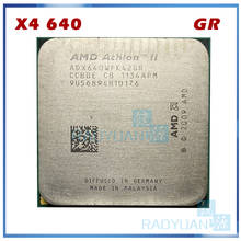Четырехъядерный процессор AMD Athlon II X4 640 3 ГГц ADX640WFK42GR разъем AM3 2024 - купить недорого