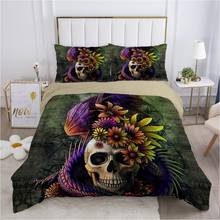 Skull Deadpool Duvet cover set 240x220 200x200 Bedding set Twin Queen King Double Bed linens Quilt cover Bedclothes lizard 2024 - buy cheap