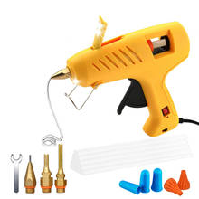 Hot Glue Gun with LED Lights, 60/100W Full Size Dual Power DIY Tool with Finger Tips for Arts Crafts, Christmas Decoration Gifts 2024 - buy cheap