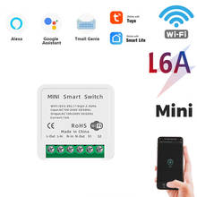 16A Mini Smart Wifi Switch Support Voice Remote Control Smart Home Automation Module Work With Tuya Alexa Google Home Smart Life 2024 - buy cheap