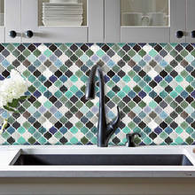 Lantern Arabic Moroccan Tile Self-adhesive Back Baffle 3D Mosaic Wallpaper Ethylene Bathroom DIY Decoration 2024 - buy cheap
