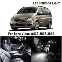 Kit de luz LED Canbus blanca para coche Mercedes Benz, lámpara de luz de techo de lectura para puerta, para modelo Viano W639 2003-2010, 21 unidades 2024 - compra barato