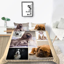 Juego de ropa de cama para perros, edredón creativo de gama alta, a la moda, tamaño King Size, doble, diseño único 2024 - compra barato