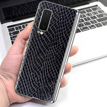 Maya Diamond Crocodile Grain Skin Film Wrap Skin Phone Back Sticker For SAMSUNG Galaxy Fold W20 W2019 W2018 W2017 W2016 G9298 2024 - buy cheap