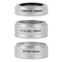 WD 0.5X 0.7X 2.0X 8X-50X Trinocular Microscope Stereo Microscope Auxiliary Objective Lens Barlow Lens For Nikon SMZ645 SMZ745 2024 - buy cheap