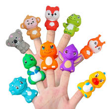 10pcs Animal Finger Puppet Toys Children'S Storytelling Role Play Play House Finger Puppet Educational Toy Gift 2024 - buy cheap