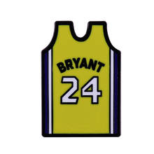 Kobe-Bryant #24 Los Angeles-Lakers Vintage Jersey Enamel Pin 2020 Mourning the death badge 2024 - buy cheap