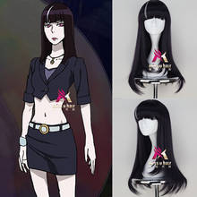 Peluca de pelo de fibra refractaria de la película de anime Death Parade, Cosplay de Chiyuki, pelo de fiesta, con gorro de peluca 2024 - compra barato