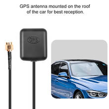 Автомобильная антенна-позиционер для GPS-навигации 3M SMA, автолокатор, усилитель сигнала, приемник 1575,42 МГц, черный, 5 В, для большинства автомобилей 2024 - купить недорого