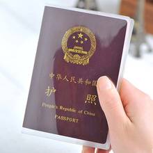 Travel Waterproof Dirt Passport Holder Cover Wallet Transparent PVC ID Card Holders Business Credit Card Holder Case Pouch 2024 - buy cheap