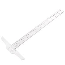 30cm/12" Plastic T-Square Metric Ruler cm/inch Double Side Scale Measuring Tool Drop Ship 2024 - buy cheap